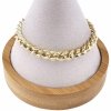 3515 Bransoletka elegancka złota 19cm pozłacana 14k 